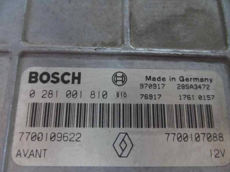 CENTRALITA MOTOR UCE RENAULT MEGANE I BERLINA HATCHBACK 1997 1.9 DTI D (98 CV)