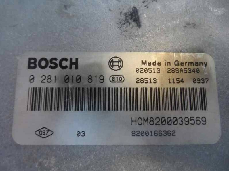 CENTRALITA MOTOR UCE RENAULT SCENIC 2002 1.9 DCI D (102 CV)