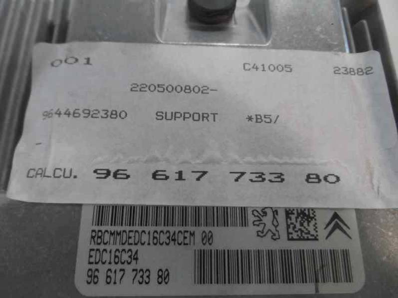 CENTRALITA MOTOR UCE CITROEN C4 BERLINA 2006 1.6 16V HDI (90 CV)