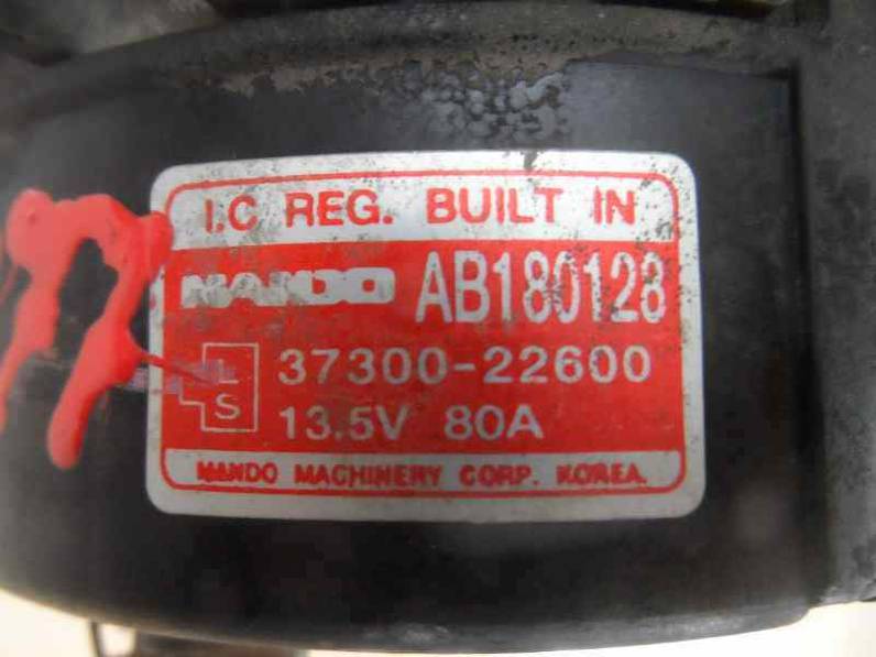 ALTERNADOR HYUNDAI ACCENT 2001 1.3 (86 CV)