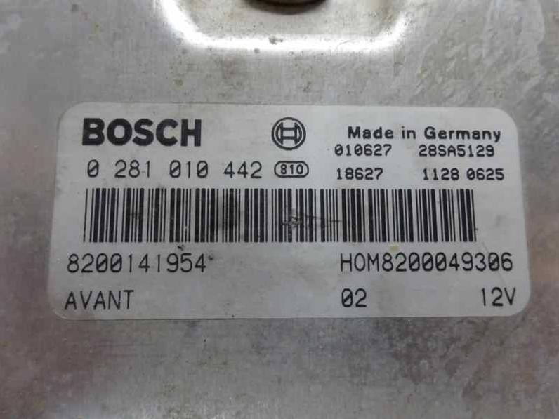 CENTRALITA MOTOR UCE RENAULT MEGANE I FASE 2 BERLINA 2001 1.9 DTI D (80 CV)