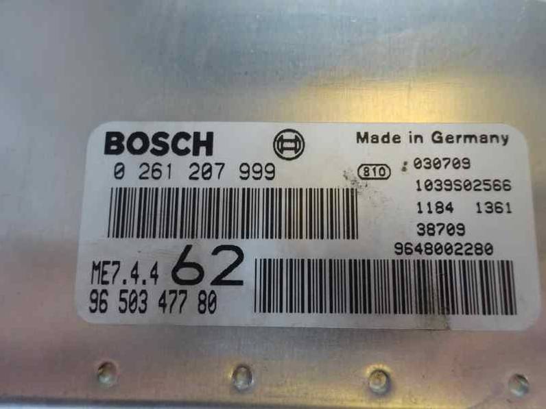 CENTRALITA MOTOR UCE CITROEN C2 2003 1.6 16V (109 CV)