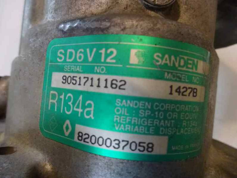 COMPRESOR AIRE ACONDICIONADO RENAULT CLIO II FASE II 2002 1.2 (75 CV)