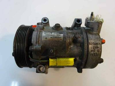 COMPRESOR AIRE ACONDICIONADO CITROEN BERLINGO 2005 1.6 16V HDI (75 CV)