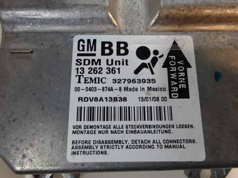 CENTRALITA AIRBAG OPEL CORSA D 2008 1.3 16V CDTI (75 CV)