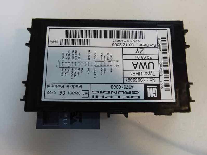 MODULO ELECTRONICO OPEL CORSA D 2008 1.3 16V CDTI (75 CV)