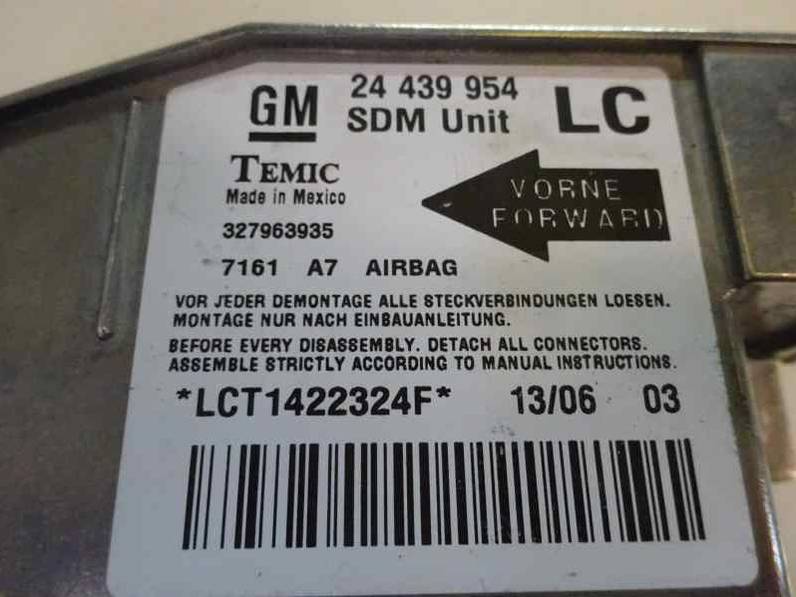 CENTRALITA AIRBAG OPEL CORSA C 2003