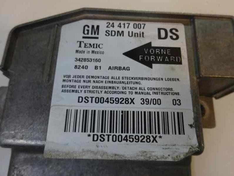 CENTRALITA AIRBAG OPEL CORSA C 2003