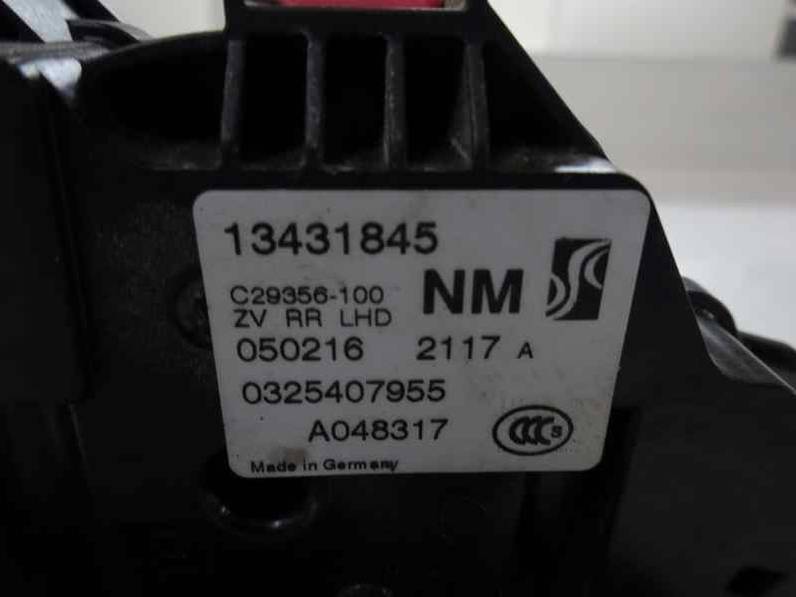 CERRADURA PUERTA TRASERA DERECHA OPEL CORSA E 2016 1.3 16V CDTI (75 CV)