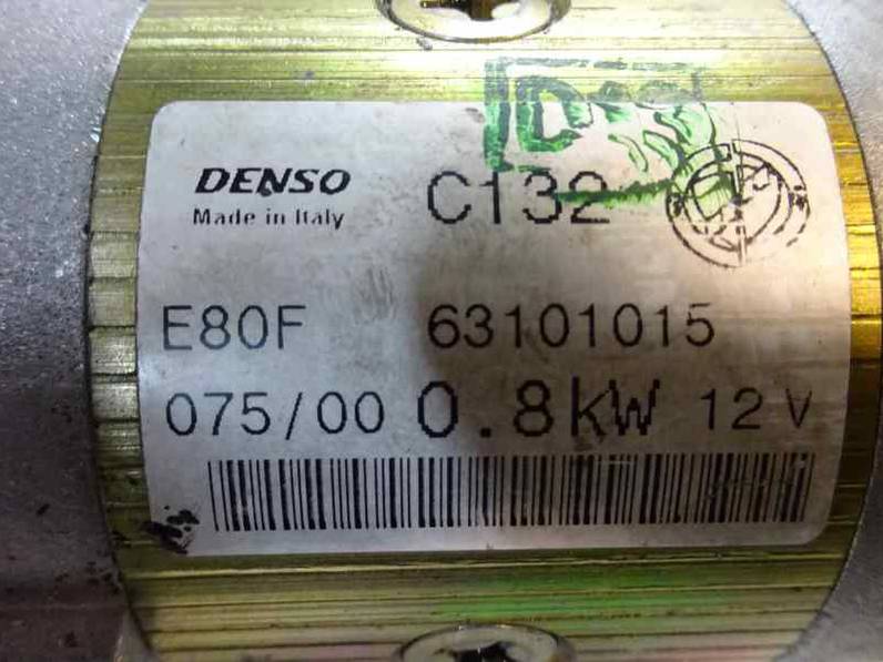 MOTOR ARRANQUE FIAT PUNTO BERLINA 2000 1.2 (60 CV)