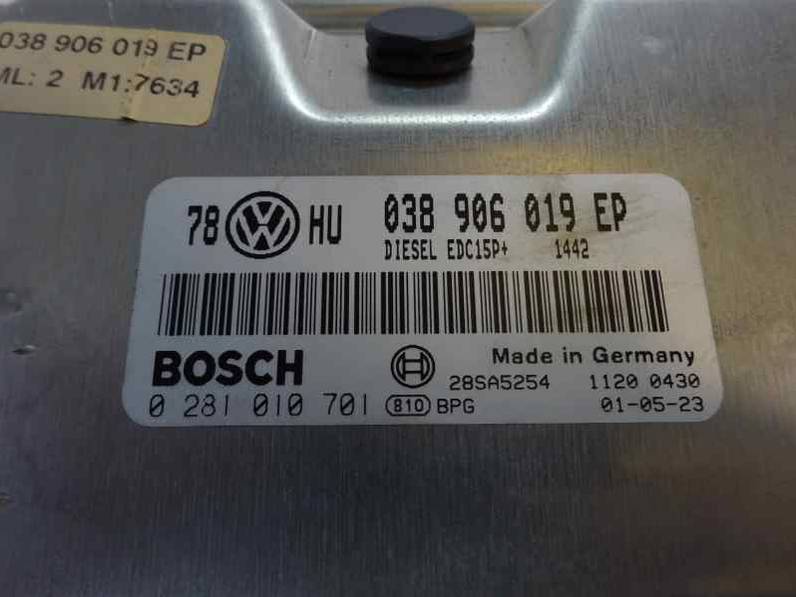 CENTRALITA MOTOR UCE VOLKSWAGEN PASSAT BERLINA 2001 1.9 TDI (131 CV)