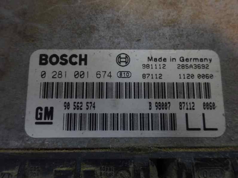 CENTRALITA MOTOR UCE OPEL ASTRA G BERLINA 1998 2.0 16V DI (82 CV)