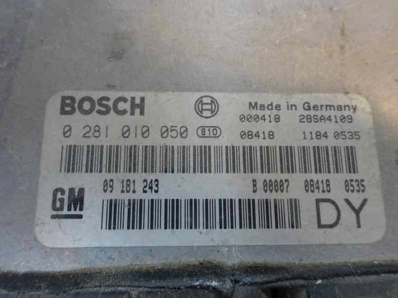 CENTRALITA MOTOR UCE OPEL ASTRA G BERLINA 1998 2.0 DTI (101 CV)