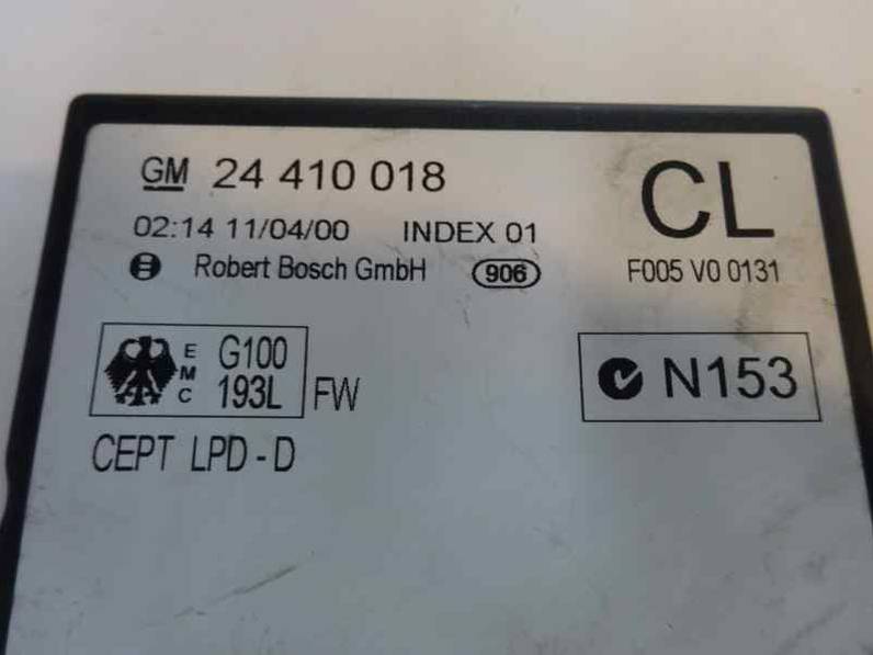 MODULO CONFORT OPEL ASTRA G BERLINA 1998 2.0 DTI (101 CV)