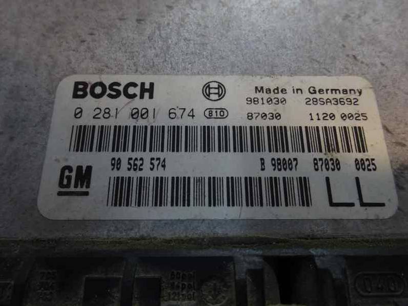 CENTRALITA MOTOR UCE OPEL ASTRA G BERLINA 1998 2.0 DTI (101 CV)