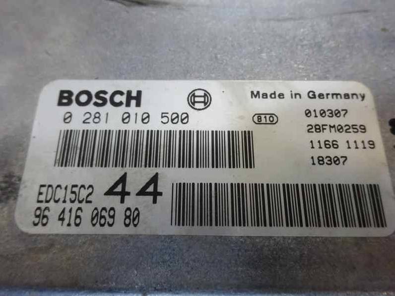 CENTRALITA MOTOR UCE PEUGEOT 206 BERLINA 2001 2.0 HDI (90 CV)