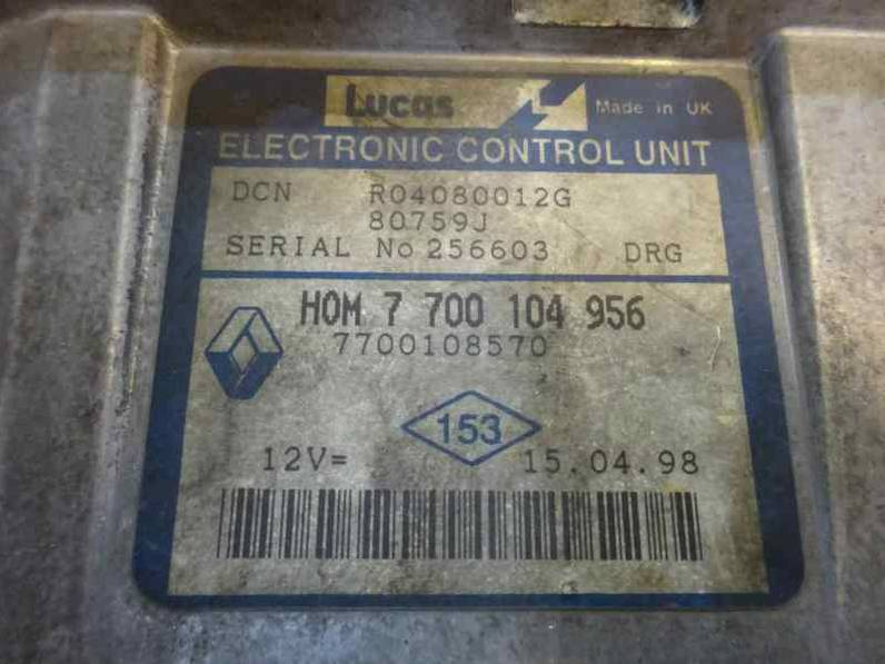 CENTRALITA MOTOR UCE RENAULT KANGOO 2001 1.9 D (64 CV)