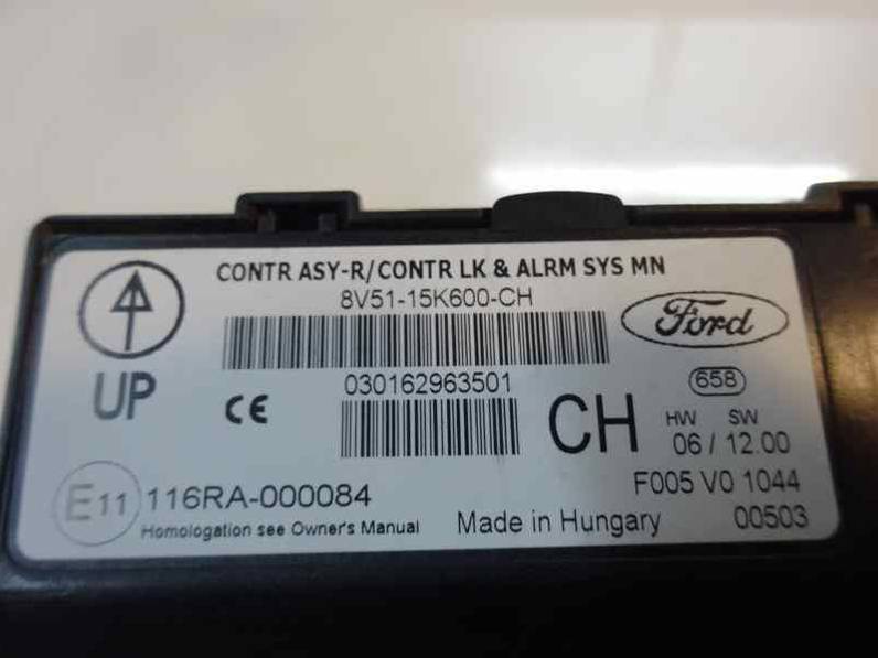 CENTRALITA CHECK CONTROL FORD FIESTA 2010 1.4 TDCI (68 CV)