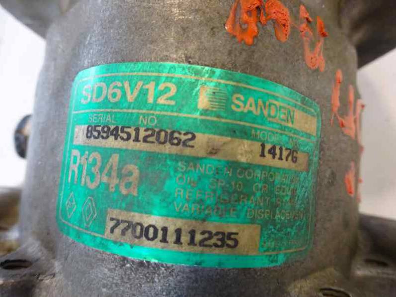 COMPRESOR AIRE ACONDICIONADO RENAULT CLIO II FASE I 2001 1.9 DTI D (80 CV)