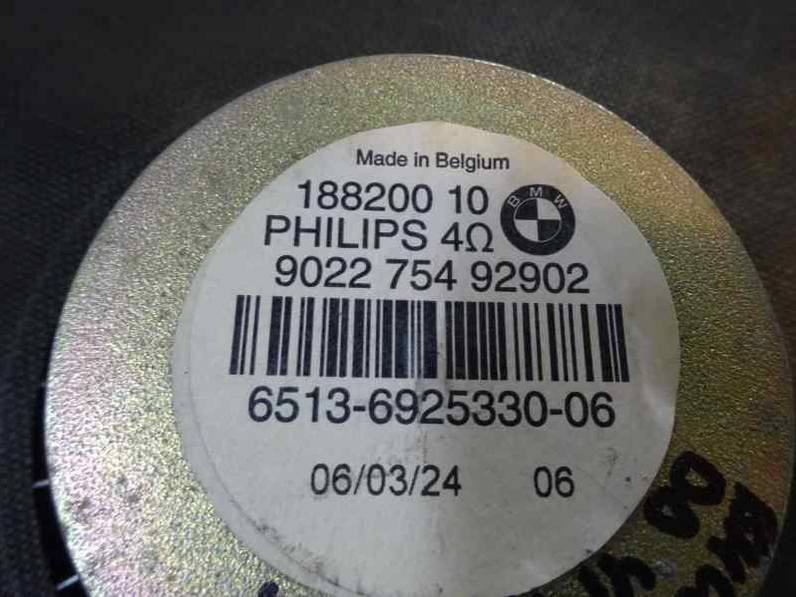 SISTEMA AUDIO RADIO CD BMW SERIE 3 BERLINA 2006 2.0 16V D (163 CV)