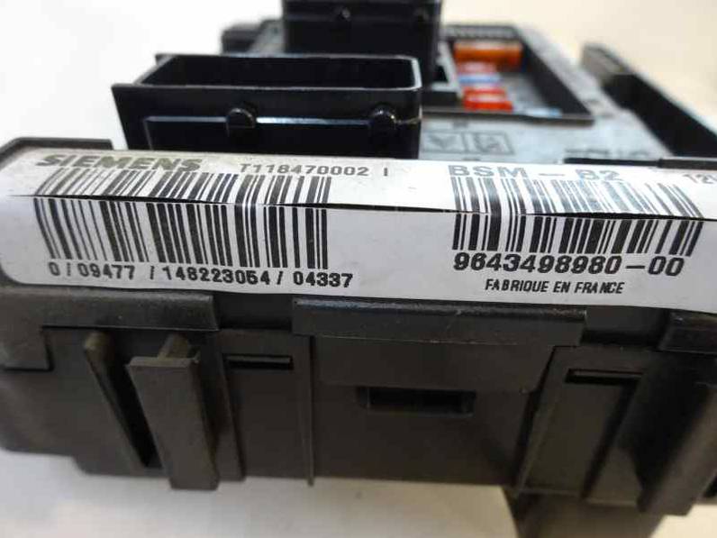 CAJA RELES FUSIBLES CITROEN BERLINGO 2005 2.0 HDI (90 CV)