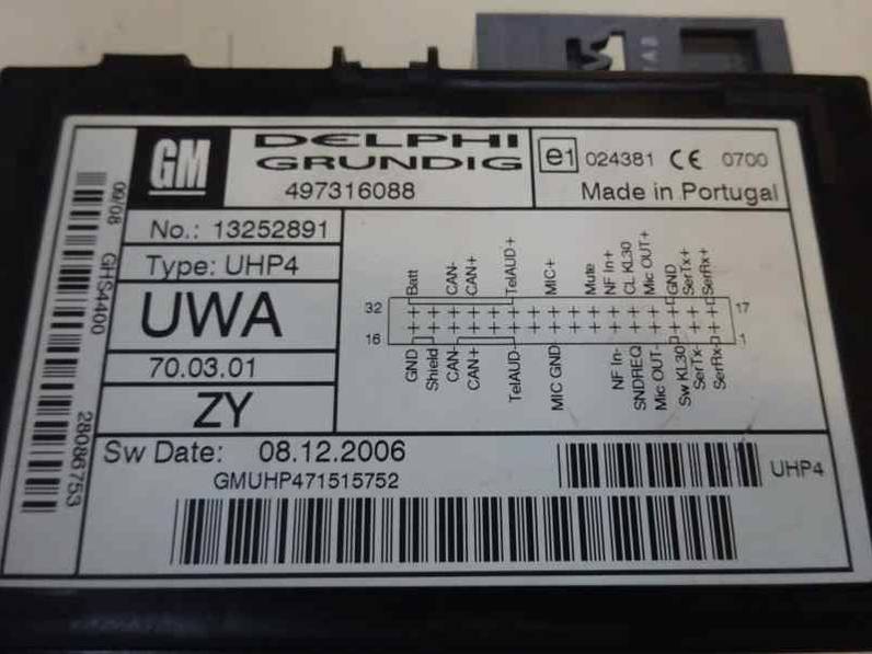 MODULO ELECTRONICO OPEL CORSA D 2008 1.3 16V CDTI (90 CV)