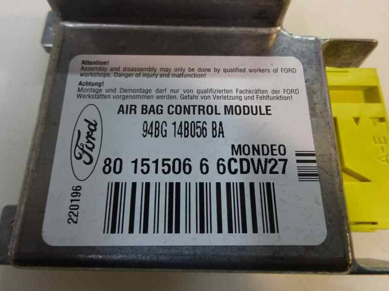 CENTRALITA AIRBAG FORD MONDEO BERLINA 1996 1.8 TURBODIESEL (90 CV)