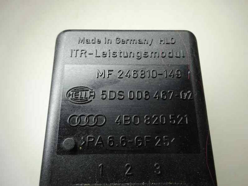 RESISTENCIA CALEFACCION AUDI A6 BERLINA 2002 2.5 V6 24V TDI (180 CV)