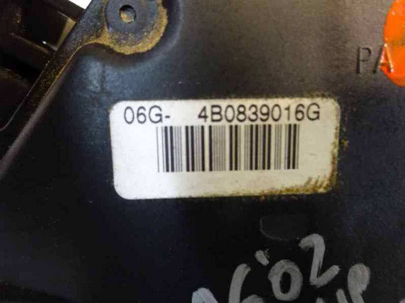 CERRADURA PUERTA TRASERA DERECHA AUDI A6 BERLINA 2002 2.5 V6 24V TDI (180 CV)