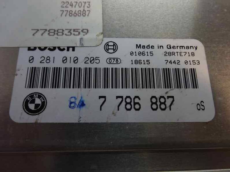 CENTRALITA MOTOR UCE BMW SERIE 3 BERLINA 2001 2.0 16V D (136 CV)