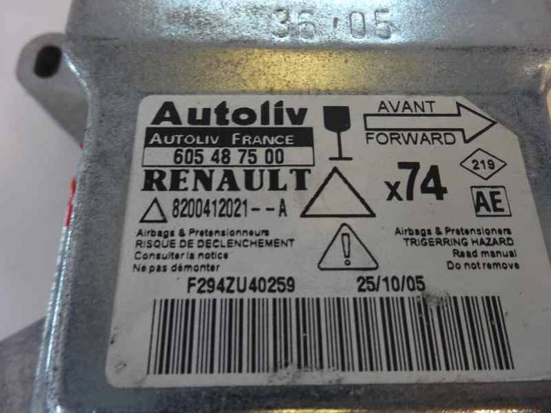 CENTRALITA AIRBAG RENAULT LAGUNA II 2006 1.9 DCI D FAP (131 CV)