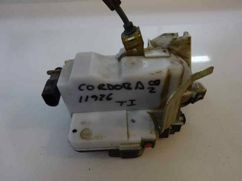 CERRADURA PUERTA TRASERA IZQUIERDA SEAT CORDOBA BERLINA 2000 1.4 (60 CV)