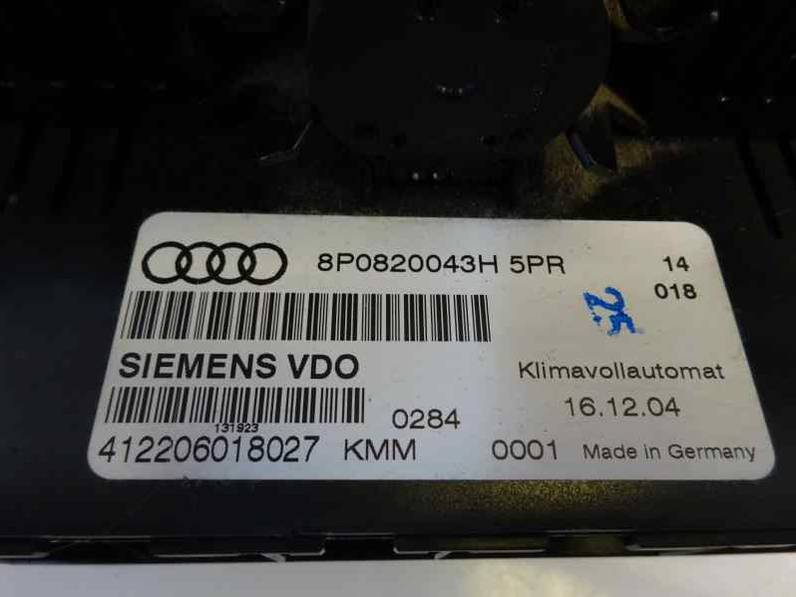 MANDO CLIMATIZADOR AUDI A3 SPORTBACK 2005 1.9 TDI (105 CV)