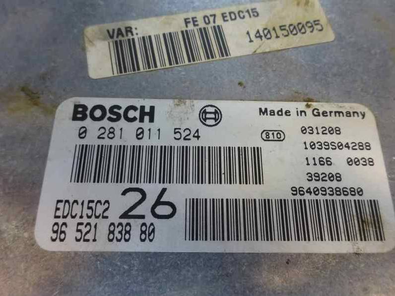 CENTRALITA MOTOR UCE CITROEN C5 BERLINA 2004 2.0 HDI (109 CV)