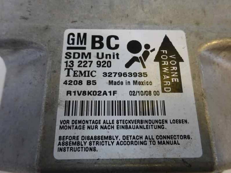 CENTRALITA AIRBAG OPEL ASTRA H BERLINA 2005 1.4 16V (90 CV)