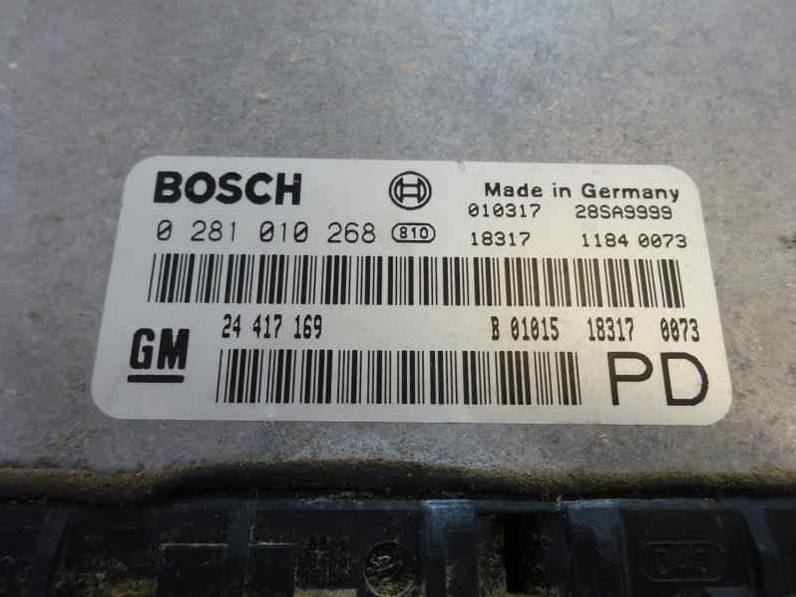 CENTRALITA MOTOR UCE OPEL ZAFIRA A 2001 2.0 DTI (101 CV)