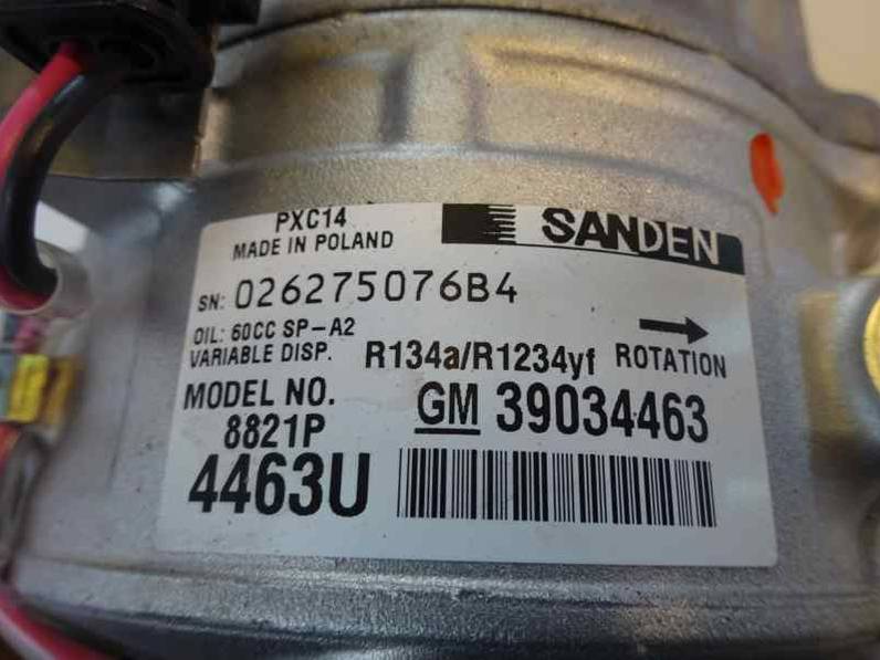 COMPRESOR AIRE ACONDICIONADO OPEL ASTRA K LIM 5TURIG 2016 1.4 16V SIDI TURBO (125 CV)