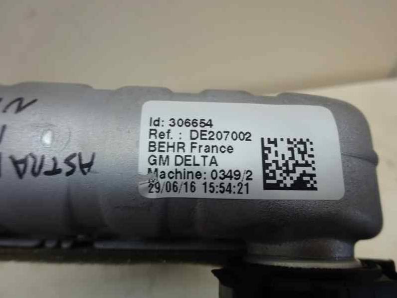 RADIADOR CALEFACCION AIRE ACONDICIONADO OPEL ASTRA K LIM 5TURIG 2016 1.4 16V SIDI TURBO (125 CV)