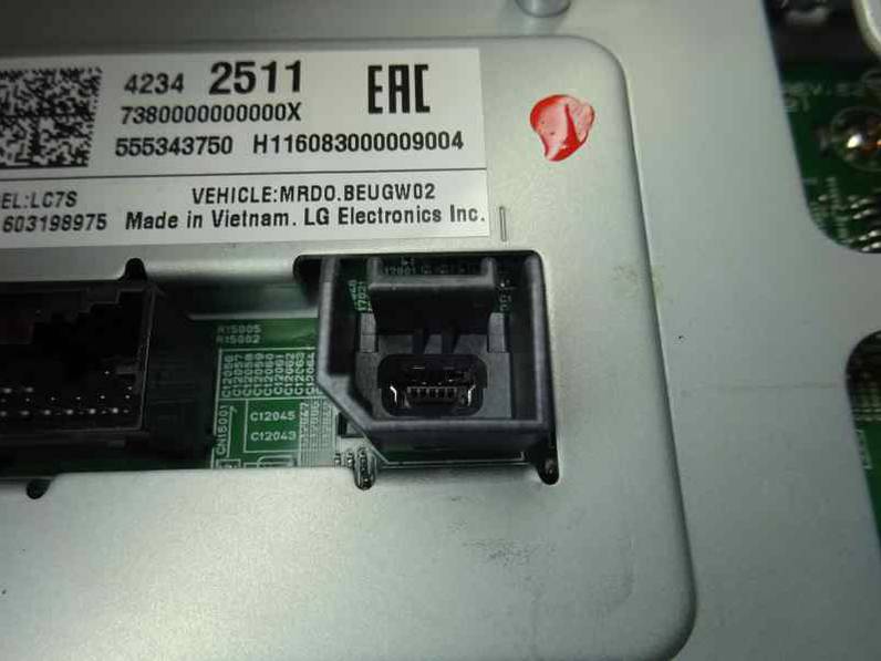 PANTALLA MULTIFUNCION OPEL ASTRA K LIM 5TURIG 2016 1.4 16V SIDI TURBO (125 CV)