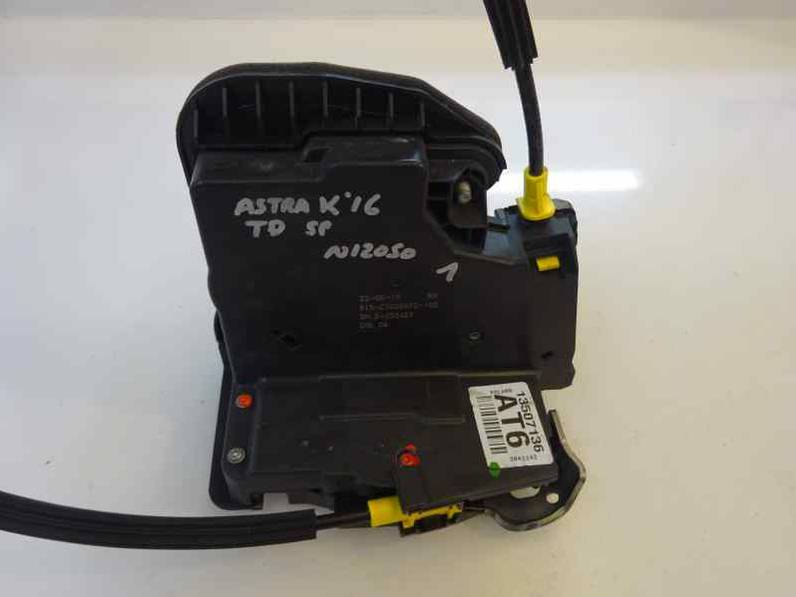 CERRADURA PUERTA TRASERA DERECHA OPEL ASTRA K LIM 5TURIG 2016 1.4 16V SIDI TURBO (125 CV)