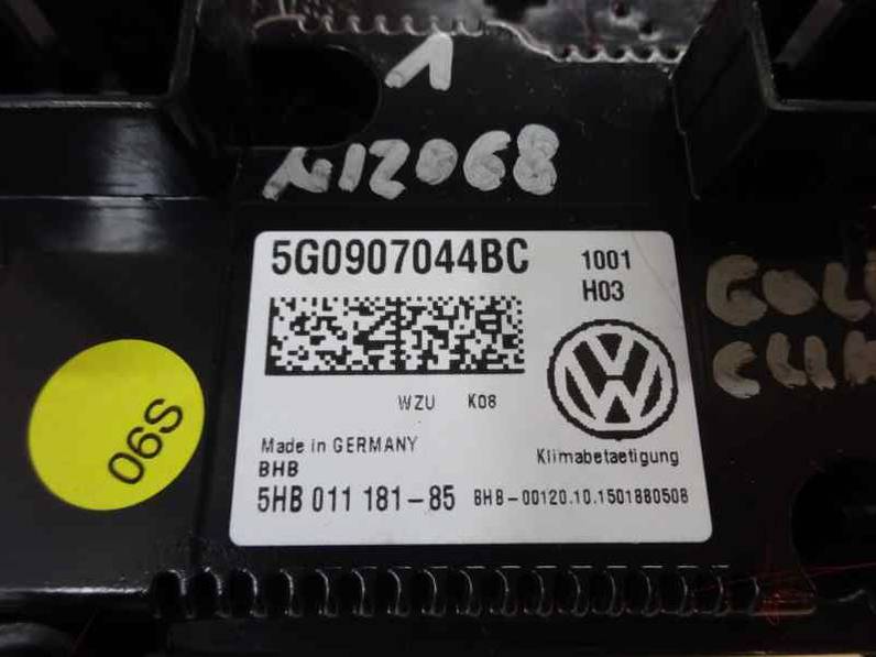 MANDO CLIMATIZADOR VOLKSWAGEN GOLF VII LIM 2015 1.6 16V TDI DPF (110 CV)