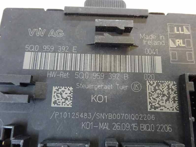 MODULO ELECTRONICO VOLKSWAGEN GOLF VII LIM 2015 1.6 16V TDI DPF (110 CV)