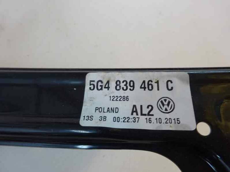 ELEVALUNAS TRASERO IZQUIERDO VOLKSWAGEN GOLF VII LIM 2015 1.6 16V TDI DPF (110 CV)