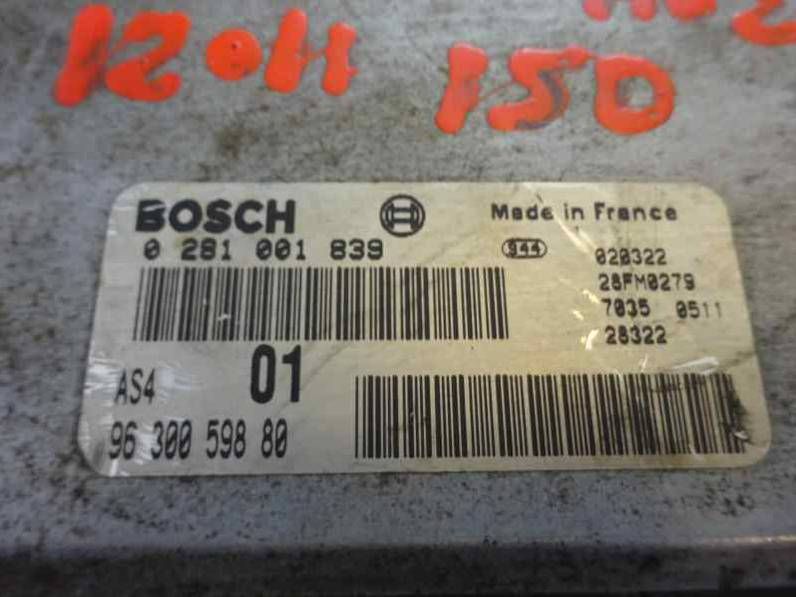 CENTRALITA MOTOR UCE CITROEN SAXO 2002 1.5 D (57 CV)