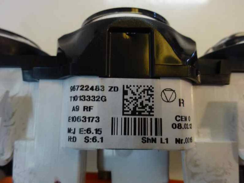 MANDO CALEFACCION AIRE ACONDICIONADO PEUGEOT 208 2013 1.4 HDI FAP (68 CV)