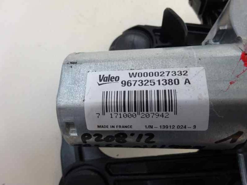 MOTOR LIMPIA TRASERO PEUGEOT 208 2013 1.4 HDI FAP (68 CV)