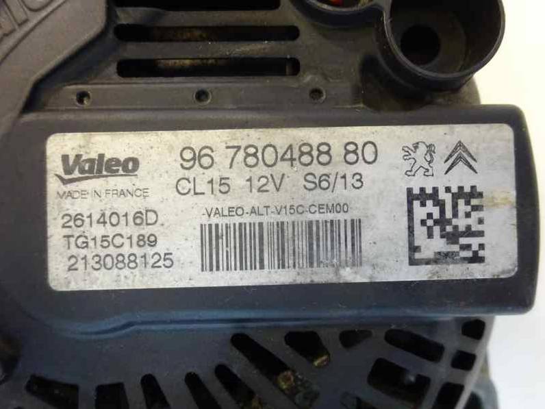 ALTERNADOR PEUGEOT 208 2013 1.4 HDI FAP (68 CV)