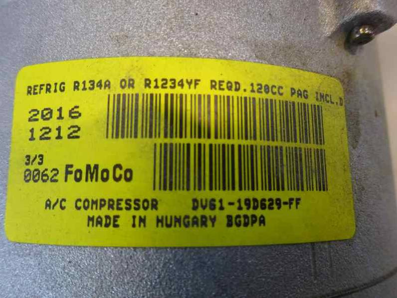 COMPRESOR AIRE ACONDICIONADO FORD FOCUS TURN 2017 1.0 ECOBOOST (125 CV)