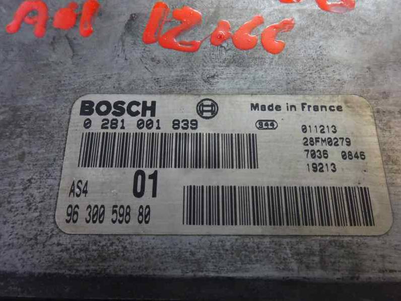 CENTRALITA MOTOR UCE CITROEN SAXO 2002 1.5 D (57 CV)