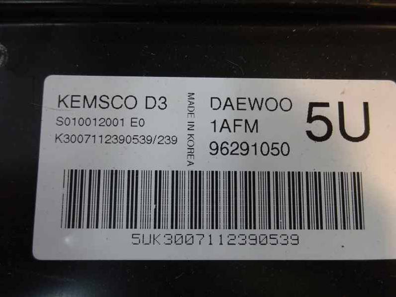 CENTRALITA MOTOR UCE DAEWOO MATIZ 2002 0.8 (52 CV)